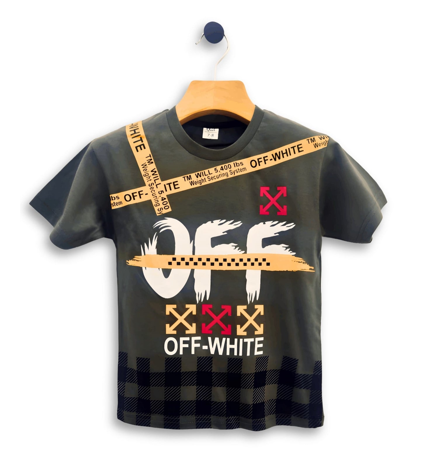 Erkek Çocuk Off-White Baskılı İkili Takım